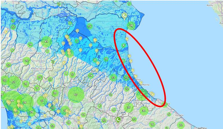 sabbie sottomarine Città: Cesenatico Località: Riccione, Cesenatico, Cervia, Ravenna, Comacchio, Misano Adriatico, Igea Marina Importo globale: