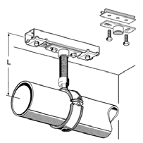 234 Slitte di scorrimento 2G-PL Inox Gruppo 1736 Gruppo 1736 Slitte di scorrimento S1-41 Inox 235 Trovano impiego nell installazione di tubazioni soggette a dilatazioni termiche nell impiantistica