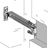 Completamente assemblato. Installazione Posizionare il profilato nella scanalatura a U. Inserire il dado facendo una leggera pressione sul bullone e stringere con una coppia di serraggio di 10Nm.