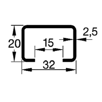 R 350 370 275 10x23 1,27 2 71580 R 525 545 380 10x23 1,87 2 71590 Piastra nodale K Collegamenti per la costruzione di