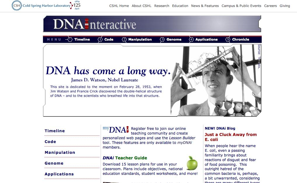 DNA INTERACTIVE http://www.dnai.