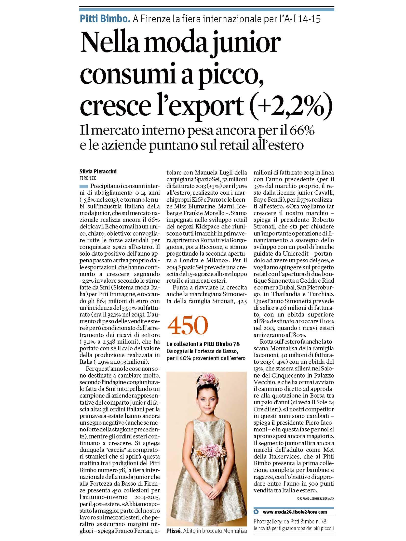 44 Nella moda junior consumi a