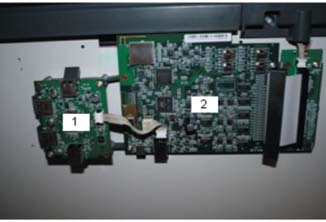 (solo lavagne 300 e 300 Pro) e ai componenti elettronici (2) nella parte