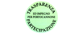 COMUNE DI PORTOCANNONE ELEZIONE DIRETTA DEL SINDACO E DEL CONSIGLIO COMUNALE DOMENICA 05 GIUGNO 2016 Programma amministrativo della lista Trasparenza Partecipazione