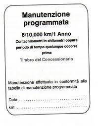 LIBRETTO USO E MANUTENZIONE Il libretto di manutenzione deve essere compilato con: 1.