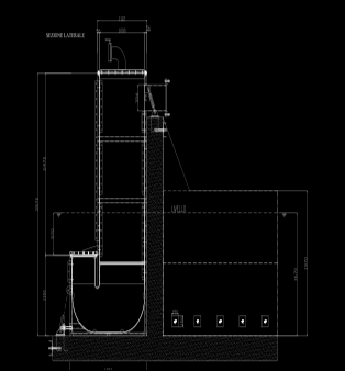 prototipo 1:8 UOWC installato nello Stretto di Messina