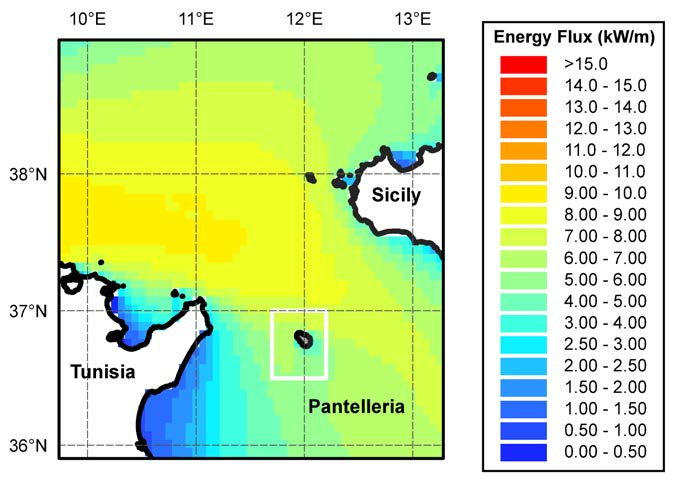 Valutazione potenziale energetico in punti specifici PANTELLERIA