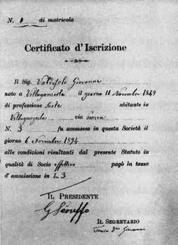 fondamentale. La canonica dove il 9 febbraio 1896 fu costituita la Cassa Rurale di Prestiti del Vicariato foraneo di Costozza.