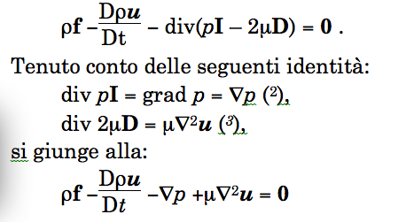 Richiami dell equazione del moto T = pi 2μD!