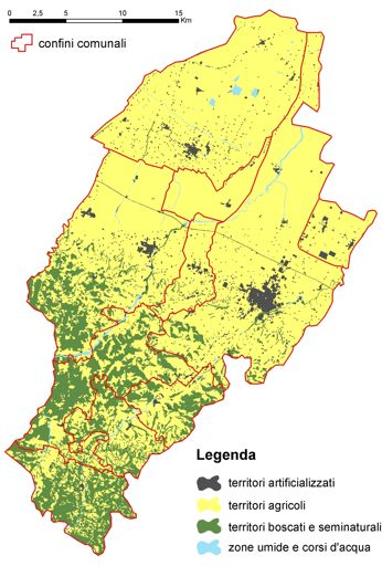 Dinamiche di uso/copertura del suolo 1851 1976 2003