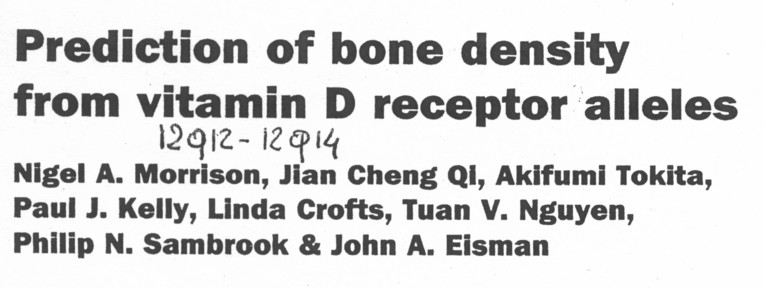 UN MODELLO Body Mass Density & VDR 2 R =0.34... rimane da spiegare il 66% (1-0.