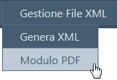 INVIO DEL MODULO PDF ALL AVCP Dal menu Gestione File XML->Modulo PDF si accede ad una pagina riportante le indicazioni per inviare il modulo PDF all AVCP: Seguire il link Link Modulo PDF, aprire il