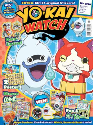 YO-KAI WATCH MAGAZINE 2 È il fenomeno del momento, è la serie campione d ascolti in TV, è il videogioco campione d incassi di Natale 2016, è l orologio al polso di tutti i bambini. È Yo-kai Watch!