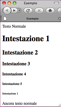 Heading <h1> <h6> 11 Paragrafi 12 Per dare un titolo a sottosezioni del documento <head> <title>esempio</title> </head> Tag <p> permette di strutturare il testo in paragrafi <div> similmente, divide