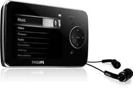 Contenuto della confezione Philips GoGear audio video player SA1OPS04 SA1OPS08 SA1OPS16 SA1OPS32 Auricolari Cavo USB Quick start guide 1 Install 2 Connect and Charge 3 Transfer 4 Enjoy CD-ROM Guida