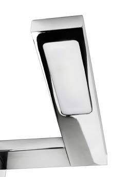874/2012 Caratteristiche K-1 è un applique in lega metallica ideale per l illuminazione di specchiere da bagno. Fornita di serie con staffa in acciaio per l installazione sul profilo della specchiera.