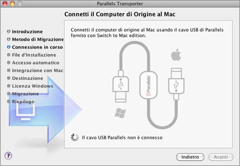 Lavorare con Parallels Transporter 25 3 Sul Mac, avvia Parallels Desktop e scegli Importa dal menu File per avviare Parallels Transporter.