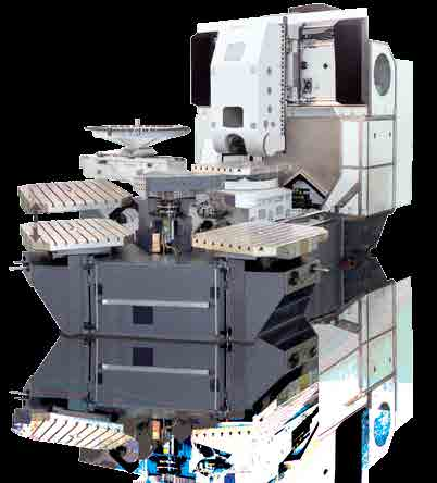 975 mm Flessibilità Anche durante la produzione in serie è possibile bloccare e preparare pezzi speciali parallelamente al ciclo di lavorazione