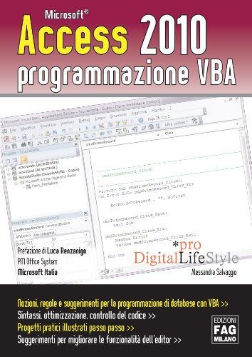Access 2010 programmazione VBA Author: Alessandra Salvaggio