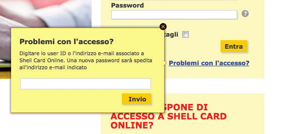 AVVERTENZE IMPORTANTI Se si digita per tre volte una password errata, l accesso viene bloccato automaticamente.