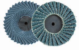 catalogoabrasivi03 abrasivescatalogue03 Dischi lamellari piani con attacco rapido 5090 zirconium-oxide Quick change mini flap discs 5090 zirconium-oxide Dischi