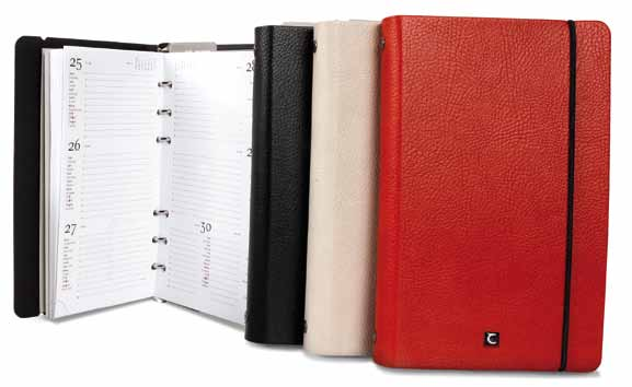 Organizers Planners Le organizers sono disponibili in due formati: piccolo e medio.