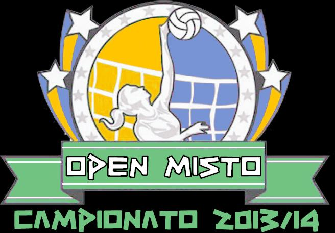 Il campionato Open Misto comprende squadre composte da almeno un maschio e minimo tre femmine: a) tre atlete femmine devono essere sempre presenti in ogni set disputato; b) in ogni momento della gara