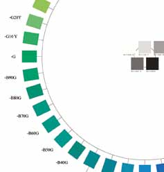 it/ncs The colours of the Cromie collection are vividly shown in the NCS colour circle that explains