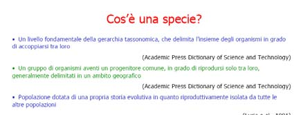 IL CONCETTO DI SPECIE Carl von Linnée (Linneo) Caratterizzazione delle specie e costruzione di un sistema tassonomico a