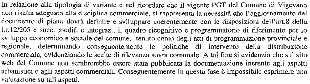 Provincia di Pavia Rapporto Ambientale e Sintesi non Tecnica della proposta di Variante al PGT relativa a 3 aree di proprietà comunale da destinare ad attività terziario commerciale ed alcune