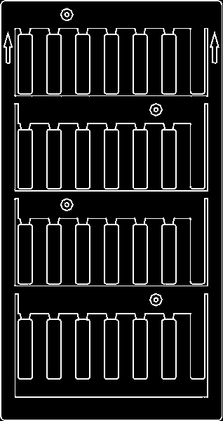 Colore L x H (mm) Tessere per modulo Moduli per KE727004811 SI2K02W/10N Bianco 10x4 36 32 1152 KE727004878 SI2K02Y/10N Giallo 10x4 36 32 1152 KE727004829 SI2K02W/12N Bianco 12x4 30 32 960 KE727004886