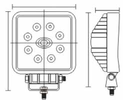 000 ORE MATERIALE CORPO: ALLUMINIO GRADO DI PROTEZIONE: 67 ASSORBIMENTO DI CORRENTE: 1A a 12V- 0,55 a 24V