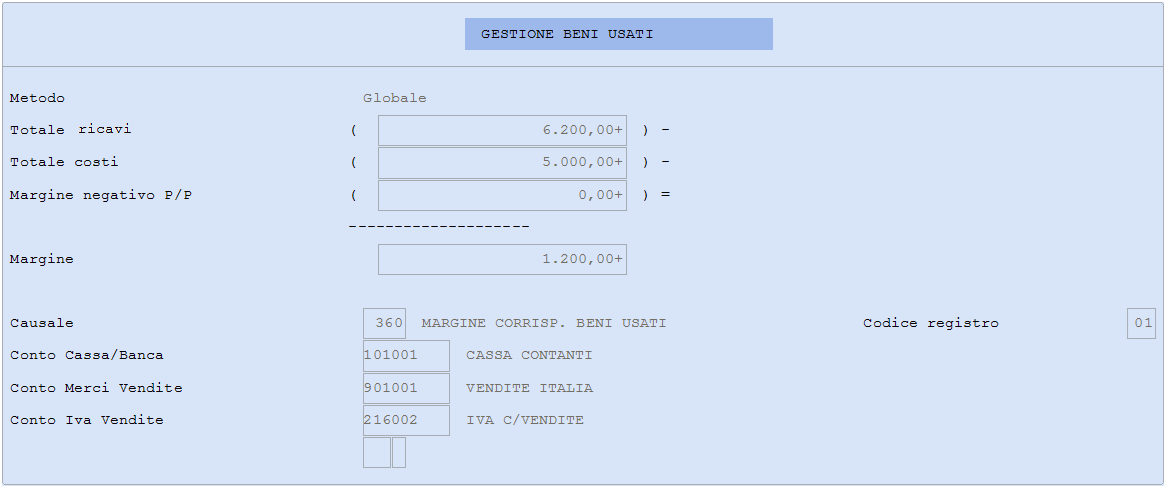 Bene 2 per 2.000 Bene 3 per 3.000 Vendita Bene 1 per 1.500 con codice IVA 81A Art.