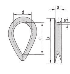 REDANCE PESANTI REDANCE MOLTO PESANTI REDANCE PESANTI Redance Pesanti Tipo DIN 6899 B Tipo K Codice Ø fune Dimensioni Peso a b c d e (mm) (mm) (mm) (mm) (mm) (mm) (kg) AREDLM02 2,5 3 22 19 12 1,6