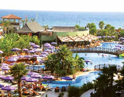 18 27 godina sa Vama Hotel Siam Elegance TURSKA, BELEK Položaj Hotel se nalazi u oblasti Bogazkent, udaljen je 40 km od aerodroma Antalye i 50 km od centra Antalye.