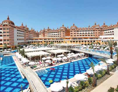 Hotel Royal Alhambra TURSKA, SIDE Položaj Hotel se nalazi u oblasti Evrenseki, 5 km od Side-a i 48 km od aerodroma Antalya.
