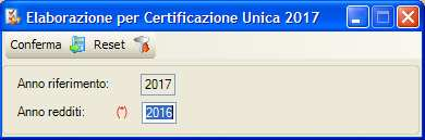 Attenzione! Questo controllo deve essere eseguito prima di eseguire la funzione Importa da modulo Lavoro della procedura Importazione dati per certificazione unica dal modulo Dichiarativi.