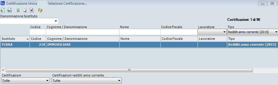 Al termine della fase di importazione viene esposto in automatico un report, simile al seguente, circa l esito della migrazione della certificazione.