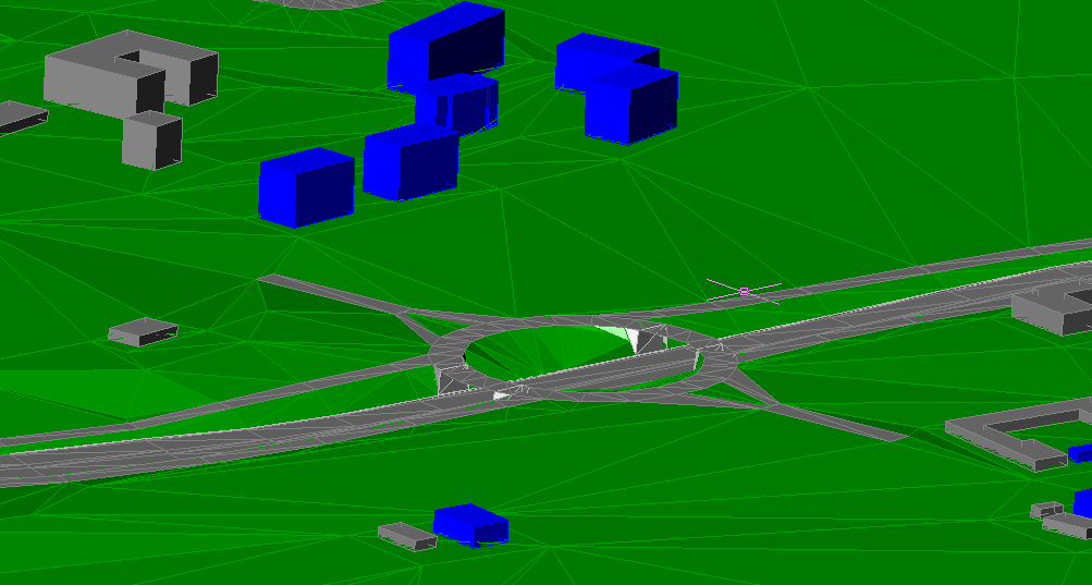 8. MODELLO DI SIMULAZIONE Di seguito sono riportate alcune viste 3D della tratta che è stata digitalizzata.