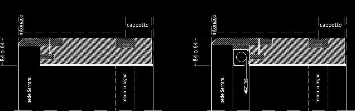 C Falsotelaio in legno multistrato fenolico o OSB.