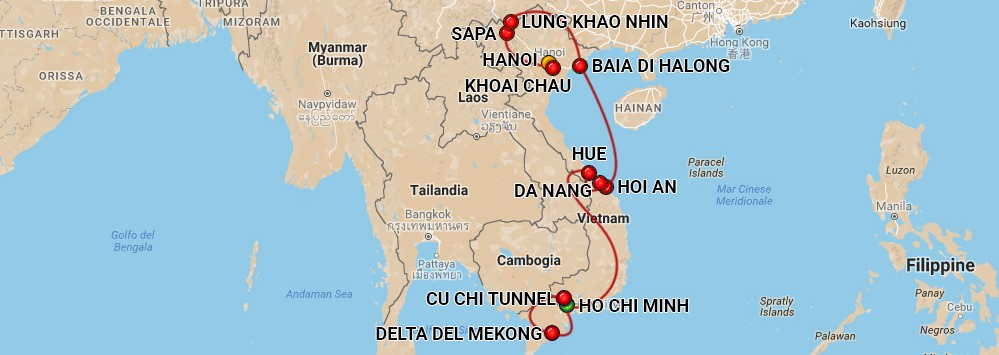 13 giorno: giovedì 16 marzo HO CHI MINH DELTA DEL MEKONG HO CHI MINH Prima colazione.