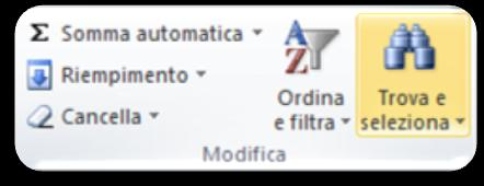 Inoltre il ricercatore ha la possibilità di effettuare ricerche all interno del file in Excel: per nome (es: Graetzel), tale da