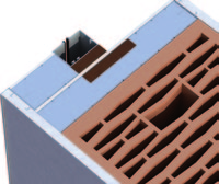 a doppia camera in alluminio per lo scorrimento dell avvolgibile Materiale:isolante in polistirene estruso Falso telaio in