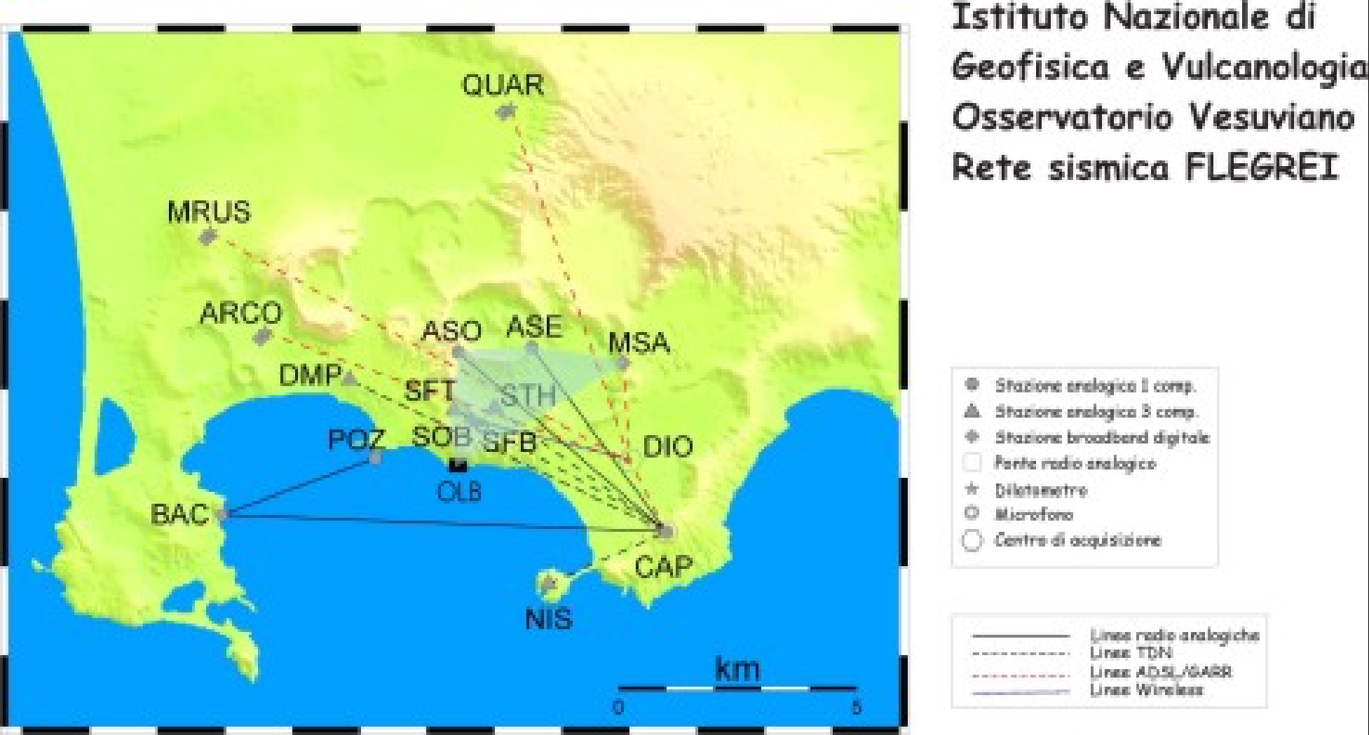 the site The area under surveying corresponds to the thermal area of Solfatara-Agnano inside the Phlegraean Fields caldera (PFc), and falls within the