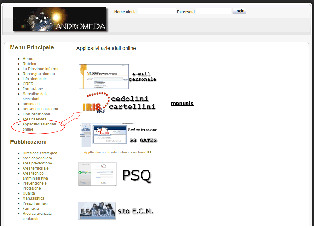 Dalla pagina che si presenta selezionando il link manuale. selezionare cedolini cartellini.