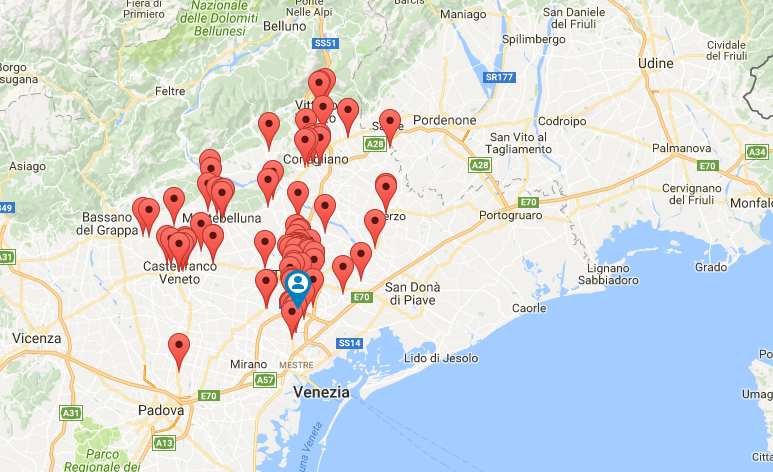 Il Network di strutture sanitarie convenzionate nelle province del territorio veneto - Treviso Il Network di strutture
