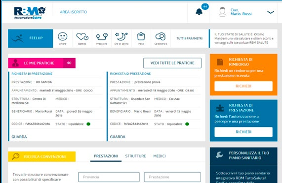 it e clicca su AreaSocio Richiedi prestazioni sanitarie: Fai da Te con la APP Citrus Citrus è la tua App di fiducia, in modo semplice ed immediato è