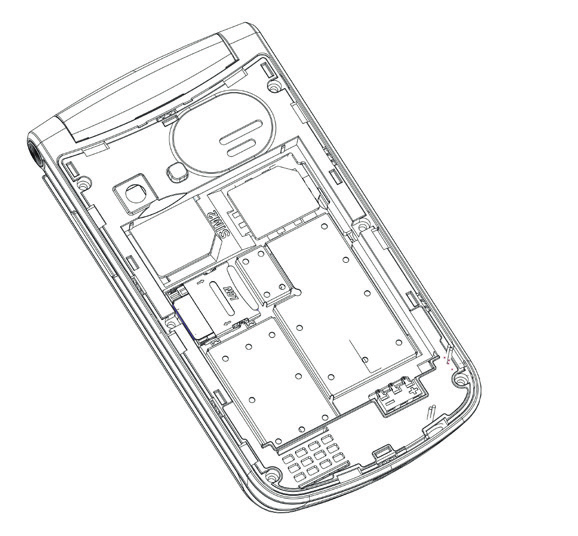 CAPITOLO 3 PER INIZIARE 1 INSTALLAZIONE DELLA SCHEDA SIM E DELLA BATTERIA Una scheda SIM contiene informazioni utili, compreso il vostro numero di cellulare, il PIN (Personal Identification Number),