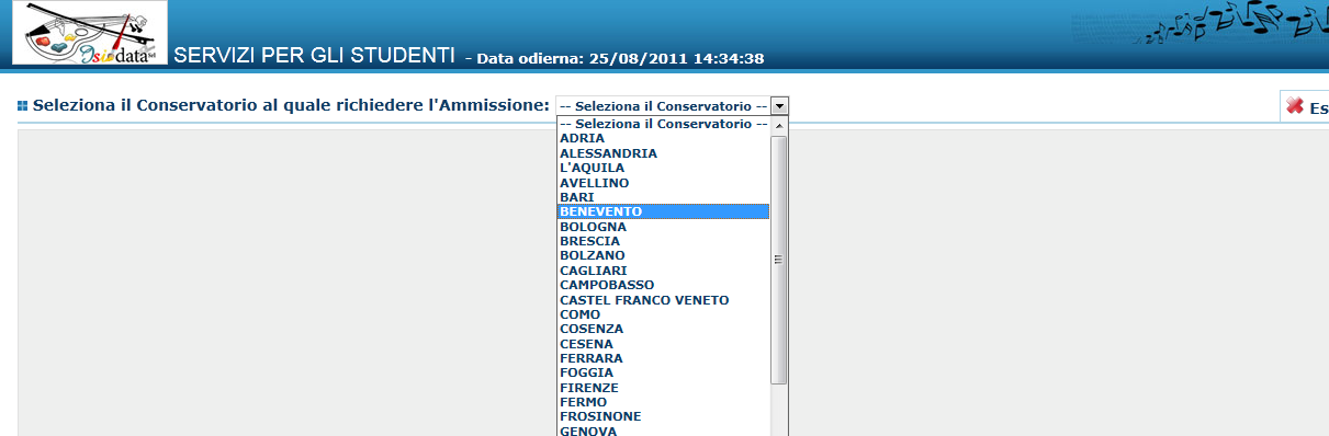 it/ssdidatticheco/ Dal menu principale, scegliere l'opzione 1.