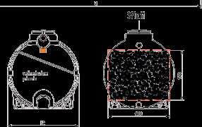 filtro perc. anaerobico con sedimentatore FSn.
